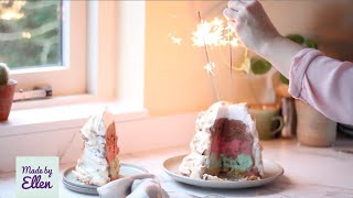 Baked Alaska ijstaart recept [upl. by Nakhsa548]