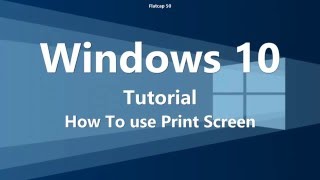 screenshots Print Screen Windows 10  How To Tutorial [upl. by Loftis]