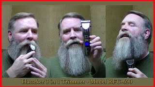 Hatteker RFC690 Beard Trimmer [upl. by Verbenia]