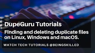 DupeGuru  Finding and deleting duplicate files on Linux Windows and macOS [upl. by Oilerua]