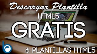 PLANTILLAS HTML5 GRATIS para Descargar y editar [upl. by Arde]