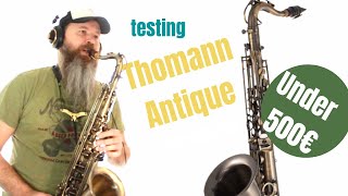 testing Thomann Antique tenor saxophone Smooth Jazz test2 [upl. by Alyk770]