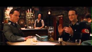 Inglourious Bastards  Intense Bar Scene HD [upl. by Ailegna]