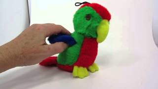 Multipet Talking Parrot Dog Toy [upl. by Janik]