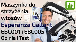 Maszynka do strzyżenia włosów Esperanza Gallant – Opinia [upl. by Ettenot986]