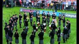 Spirit of Scotland pipe band at World pipe band championship 2008 [upl. by Aras]