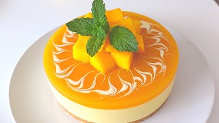 NoBake Mango cheesecake  Mango recipe [upl. by Atipul]