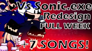 Vs Sonicexe Redesign FULL WEEK  7 SONGS [upl. by Anneirda]