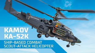 Kamov Ka52K Shipbased combat scoutattack helicopter [upl. by Nhor670]