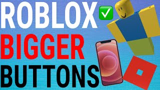 How To Make Roblox Controls Bigger on IOS iPhone  iPad [upl. by Eikkin305]