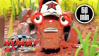 Roary the Racing Car Official  1 HOUR COMPILATION  Roary Full Episodes  Kids Movies [upl. by Ahsitul]