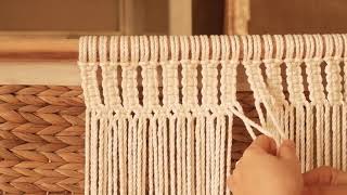 How to make a Macrame Curtain [upl. by Felix158]