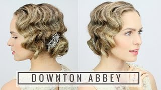 1920s Finger Wave Updo [upl. by Kristy766]