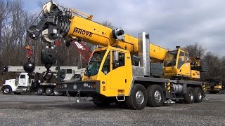 Grove TMS 9000E Truck Crane Ease of Set Up and Features video [upl. by Ramak]