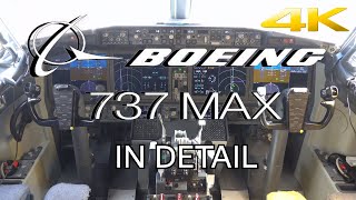 ✈️ Boeing 737 Max cockpit tour ✈️  B737 NG comparison [upl. by Althea]