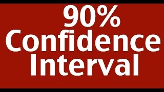 90 Confidence Interval [upl. by Theresa]