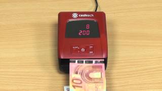 Cashtech 620 EURO money detector [upl. by Coffeng]