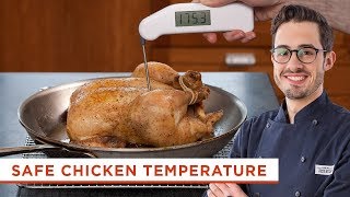 What is the Safe Temperature to Cook Chicken to [upl. by Elfrida590]