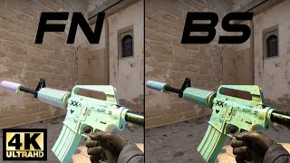 CSGO M4A1S  Printstream  Skin showcase and gameplay all floatswear 4K60FPS [upl. by Elliott875]