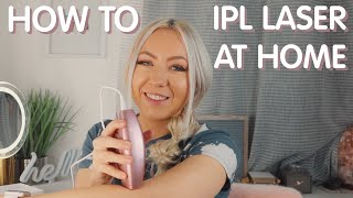 HOW TO  IPL LASER HAIR REMOVAL AT HOME  ROSESKINCO X TIFFANY COOLEY [upl. by Harihat]