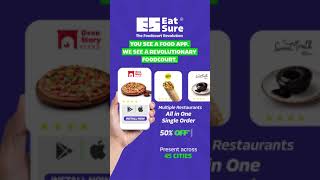 EatSure Food Delivery App  Multiple Restaurants in a Single Order [upl. by Ulphia]