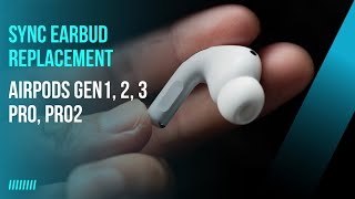 How To Pair and Sync a Replacement LEFT or RIGHT Side Earbud on Apple AirPods PRO [upl. by Clarie651]