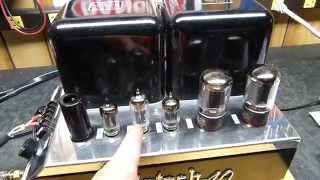 Comparing 12AX7 vs 12AT7 As The Driver In The McIntosh MC40 [upl. by Darci15]