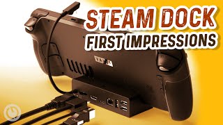 STEAM DECK Docking Station  First Impressions Review [upl. by Meingoldas]