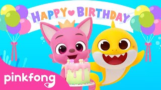 Happy Birthday Pinkfong  Baby Shark Happy Birthday Song for Kids  Pinkfong Official [upl. by Casady311]