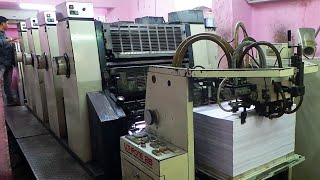 OFFSET PRINTING MULTICOLOR MACHINE  Small Scale IndustrieS [upl. by Nitnerb]