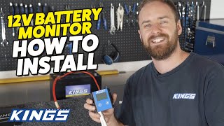 How to Install the Kings 12V Battery Monitor [upl. by Neelrahc]