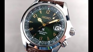 Seiko Alpinist Green Dial SBDC091 Seiko Watch Review [upl. by Albemarle]