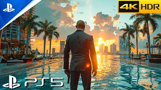 MIAMI PS5 Immersive ULTRA Realistic Graphics Gameplay 4K60FPS Hitman 2 [upl. by Llerehs615]