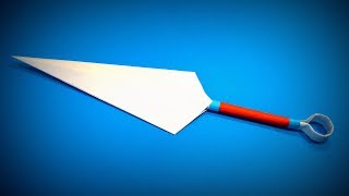 Origami Kunai Knife  How to Make a Paper Kunai Knife Ninja Weapons  Easy Origami ART Paper Crafts [upl. by Akihc]