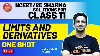 Limits and Derivatives  NCERTRD Sharma Solutions for Class 11 Maths 📖  Arvind Kalia Sir  Vedantu [upl. by Hehre]