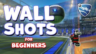 How to Wall Shots and Aerials  Beginner Rocket League Tutorial  Custom Training [upl. by Greenburg228]