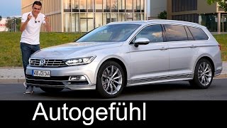 Family father’s dream VW Volkswagen Passat Variant RLine FULL REVIEW test driven Estate B8 2017 [upl. by Osswald]