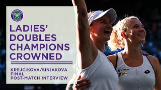 Ladies Doubles Champions Crowned  Wimbledon 2022 [upl. by Laram]