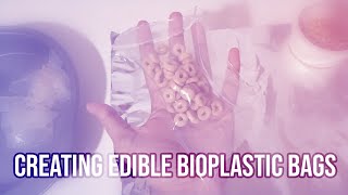 Creating Edible Bioplastic Bags from Agar  Organic Chemistry Project [upl. by Grosberg]