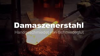 Damaszenerstahl für Messer [upl. by Lorrac926]