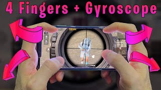 Levinho HANDCAM  4 Fingers amp Gyroscope  PUBG MOBILE [upl. by Eelrak]