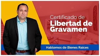 CERTIFICADO de LIBERTAD de GRAVAMEN [upl. by Lourdes]