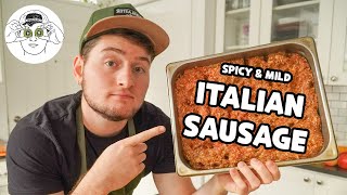 THE BEST Italian Sausage Recipe  From Scratch [upl. by Nealon]