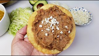 Bean and Cheese Tostadas Recipe  Pantry Raid Recipe Idea  Stayhome COOK withme [upl. by Glovsky]