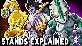 Stands Explained  JoJos Bizarre Adventure [upl. by Asilanna]