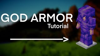 How to Make God Armor in Minecraft 116 [upl. by Aley]