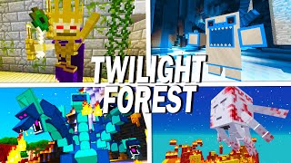 The Twilight Forest Minecraft Mod Showcase 1165 Guide [upl. by Thorsten735]