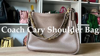 HANDBAG REVIEW Coach Cary Shoulder Bag [upl. by Deden]