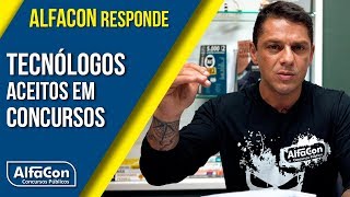 Quais tecnólogos são aceitos em concursos  Evandro Guedes  AlfaCon Responde [upl. by Nowyt769]