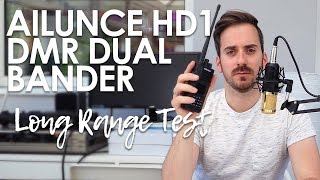 Ailunce HD1 Long Range DMR amp Analogue Test  20 Miles [upl. by Peti]